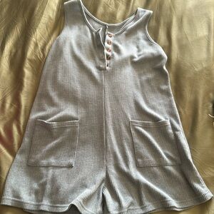Waffle Knit Romper